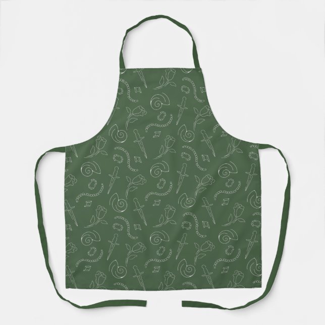 Kappa Delta Sorority Symbolic Pattern Design Apron (Front)