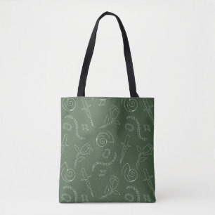 Kappa Delta Sorority Symbolic Pattern Design Tote Bag