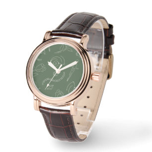 Kappa Delta Sorority Symbolic Pattern Design Watch
