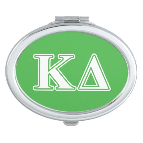 Kappa Delta White Letters Vanity Mirror