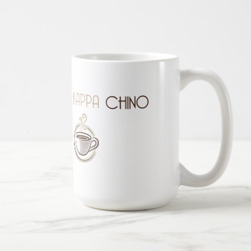 Kappa Kappa Chino Coffee Mug Design