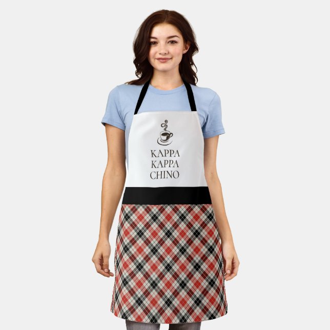 Kappa Kappa Chino Funny Coffee Lover Apron (Worn)