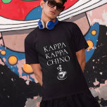 Kappa Kappa Chino Funny Coffee Lover Tri-Blend Shirt<br><div class="desc">A cool t-shirt for coffee lovers,  this design features a spin on Greek organizations with its KAPPA KAPPA CHINO text and a steamy hot cup of cappuccino graphic below the text. Choose from the many shirt styles and color options for a fun shirt you'll enjoy wearing.</div>