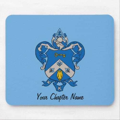 Kappa Kappa Gama Coat of Arms Mouse Pad