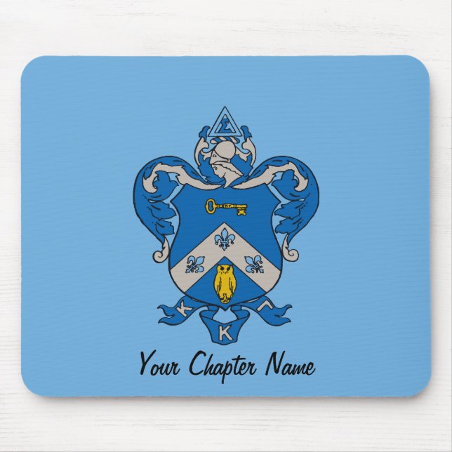 Kappa Kappa Gama Coat of Arms Mouse Pad (Front)