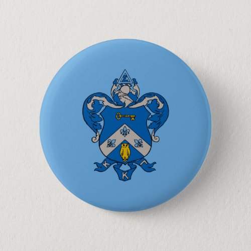 Kappa Kappa Gama Coat of Arms Pinback Button