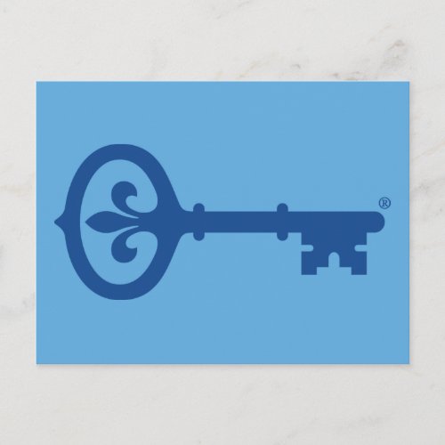 Kappa Kappa Gama Key Symbol Postcard