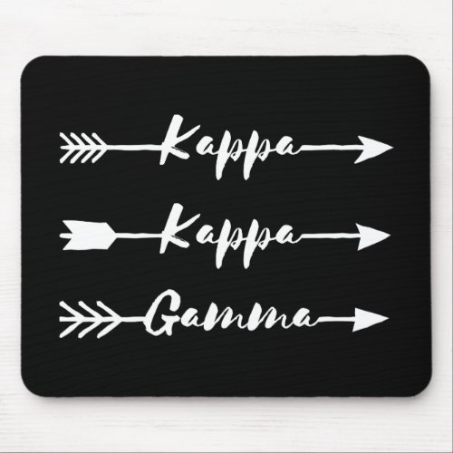 Kappa Kappa Gamma  Arrows Mouse Pad