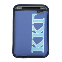 Kappa Kappa Gamma Baby Blue Letters iPad Mini Sleeve