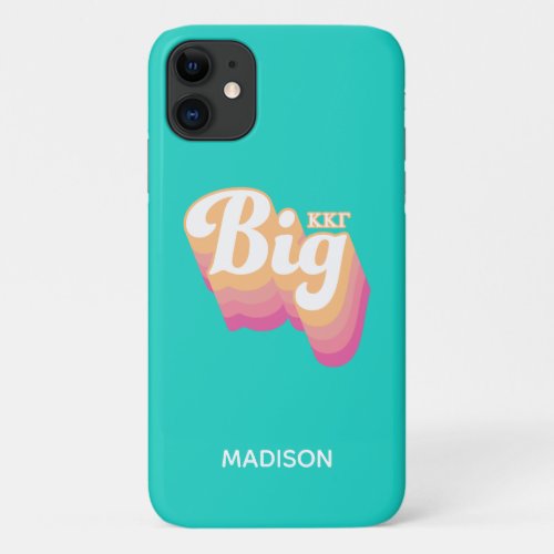 Kappa Kappa Gamma  Big iPhone 11 Case