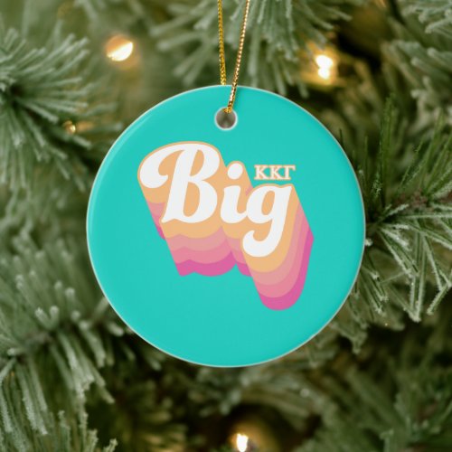 Kappa Kappa Gamma  Big Ceramic Ornament