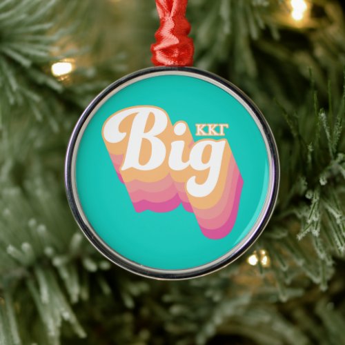 Kappa Kappa Gamma  Big Metal Ornament