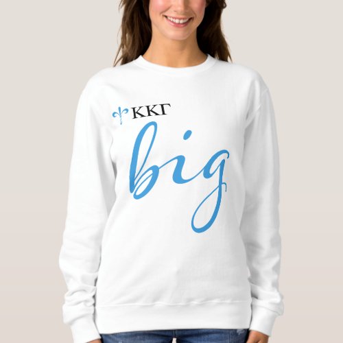 Kappa Kappa Gamma  Big Script Sweatshirt