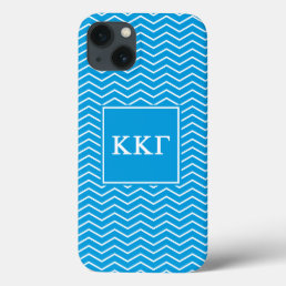 Kappa Kappa Gamma | Chevron Pattern iPhone 13 Case
