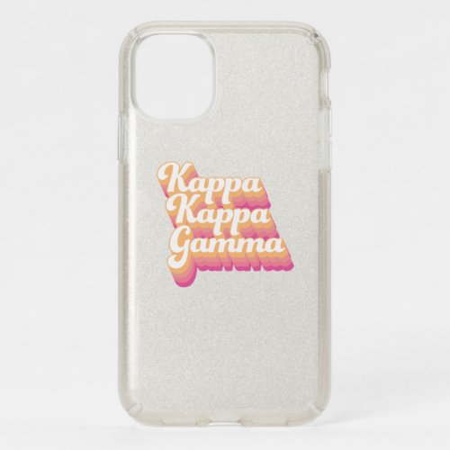 Kappa Kappa Gamma  Groovy Script Speck iPhone 11 Case