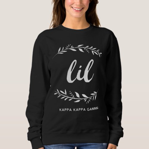 Kappa Kappa Gamma  Lil Wreath Sweatshirt