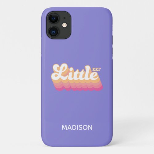 Kappa Kappa Gamma  Little iPhone 11 Case