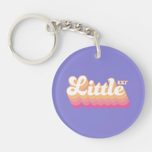 Kappa Kappa Gamma  Little Keychain