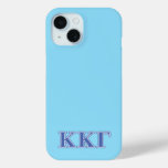 Kappa Kappa Gamma Royal Blue Letters Iphone 15 Case at Zazzle