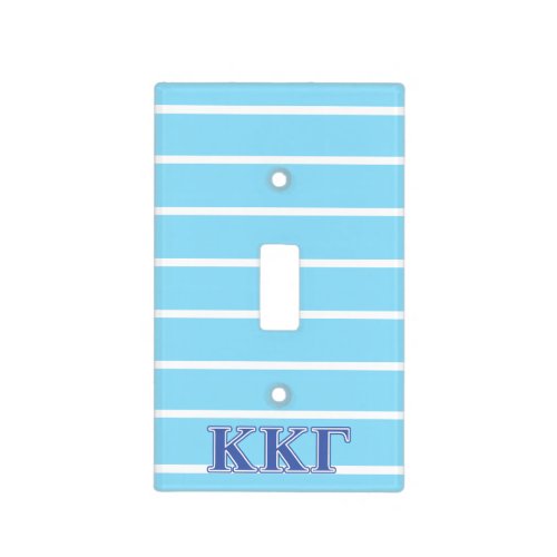 Kappa Kappa Gamma Royal Blue Letters Light Switch Cover