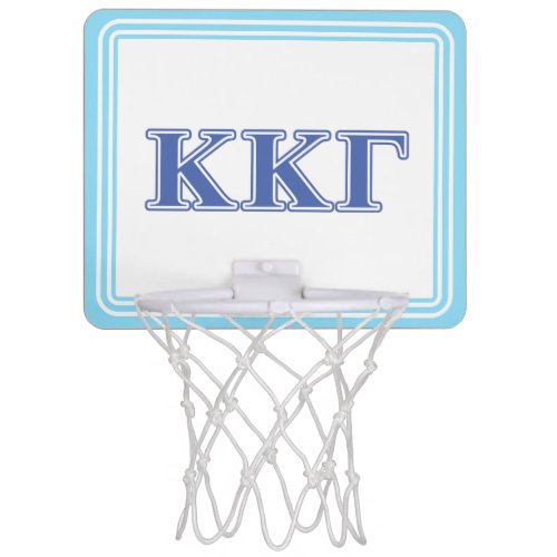 Kappa Kappa Gamma Royal Blue Letters Mini Basketball Hoop