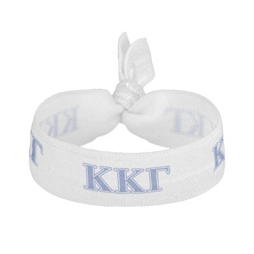Kappa Kappa Gamma Royal Blue Letters Ribbon Hair Tie