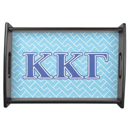 Kappa Kappa Gamma Royal Blue Letters Serving Tray