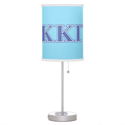 Kappa Kappa Gamma Royal Blue Letters Table Lamp