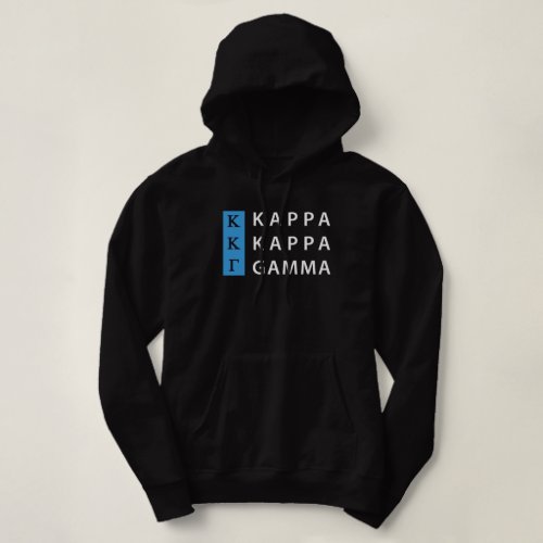 Kappa Kappa Gamma  Stacked Logo Hoodie