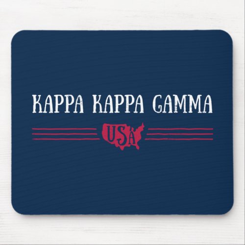 Kappa Kappa Gamma _ USA Mouse Pad