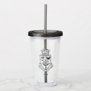 Kappa Psi Crest Acrylic Tumbler