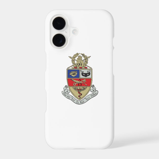 Kappa Psi Crest Case-Mate iPhone Case (Back)