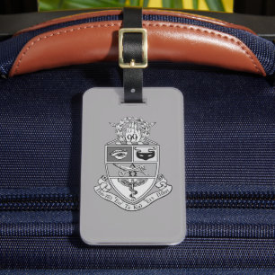 Kappa Psi Crest Luggage Tag