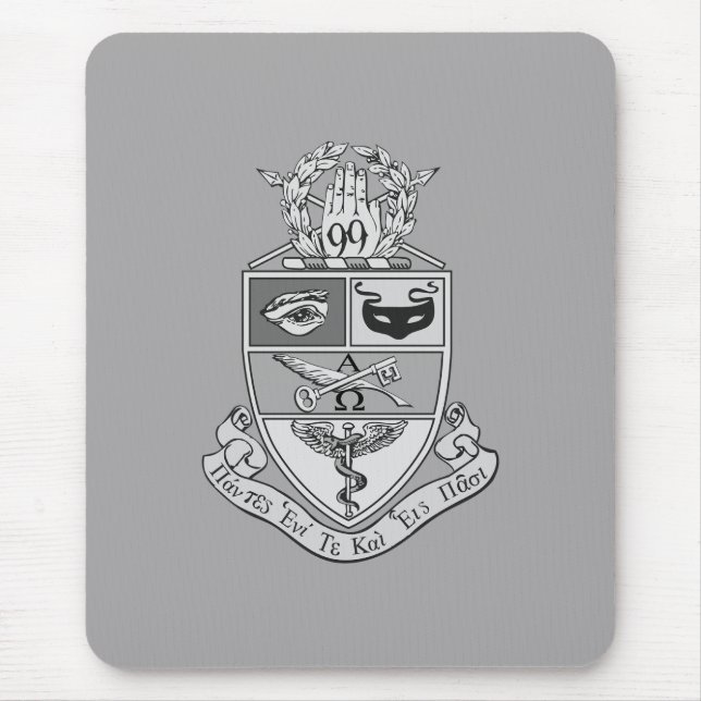 Kappa Psi Crest Mouse Pad (Front)