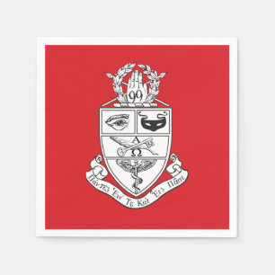 Kappa Psi Crest Napkins