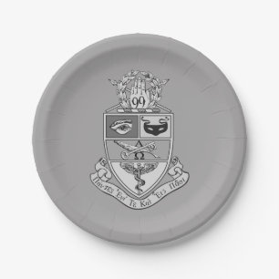 Kappa Psi Crest Paper Plates