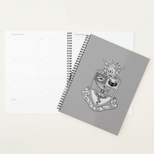 Kappa Psi Crest Planner (Display)