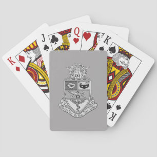 Kappa Psi Crest Poker Cards