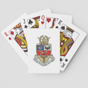 Kappa Psi Crest Poker Cards