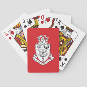 Kappa Psi Crest Poker Cards