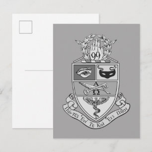 Kappa Psi Crest Postcard