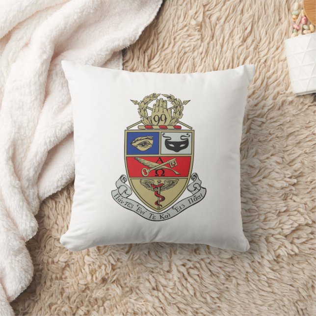 Kappa Psi Crest Throw Pillow (Blanket)