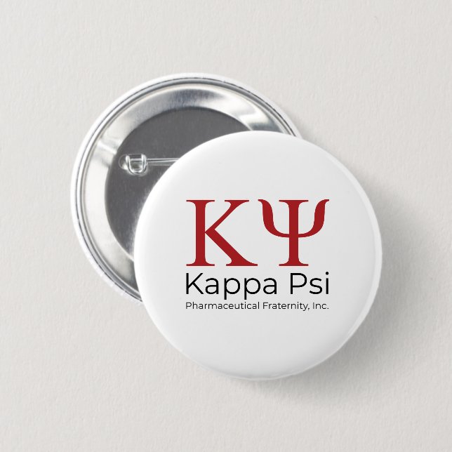 Kappa Psi Pharmaceutical Fraternity Button (Front & Back)