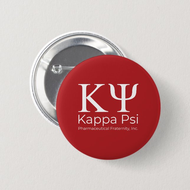 Kappa Psi Pharmaceutical Fraternity Button (Front & Back)