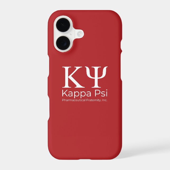 Kappa Psi Pharmaceutical Fraternity Case-Mate iPhone Case (Back)