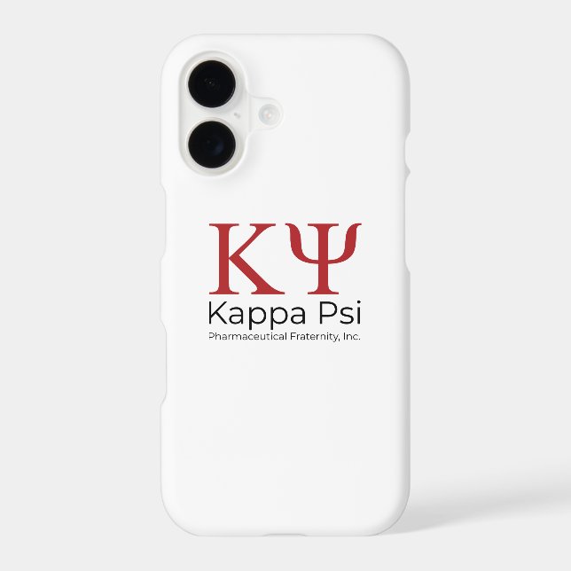 Kappa Psi Pharmaceutical Fraternity Case-Mate iPhone Case (Back)