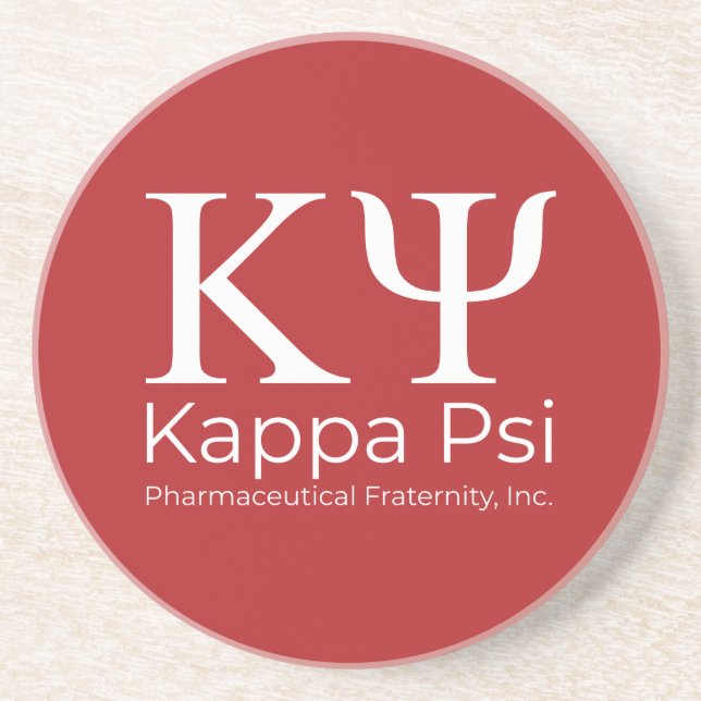 Kappa Psi Pharmaceutical Fraternity Coaster (Front)