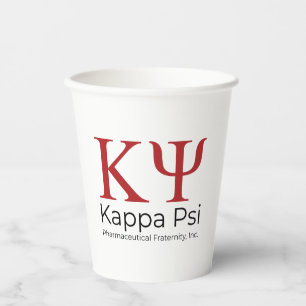 Kappa Psi Pharmaceutical Fraternity Paper Cups