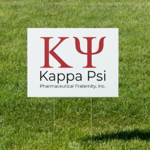 Kappa Psi Pharmaceutical Fraternity Sign
