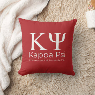 Kappa Psi Pharmaceutical Fraternity Throw Pillow